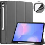  LEATHER Csuklós fedél Samsung Galaxy Tab S10 FE+ , szürke
