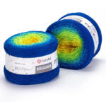 YARNART Rosegarden fonal 320 Sárga-kék