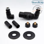  AREZZO design CORNERPEX/VISION radiátor szelep fekete, jobb AR-CORNERPEX-B-R (CORNERPEX-B-R)