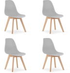 FDY Set 4 Scaune Bucatarie/Dining Kepps Gri