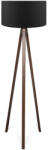 FDY Lampa De Podea Tesally Negru-Nuc 38x140 cm