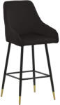 FDY Scaun Bar Lillys Catifea Negru
