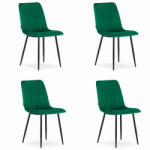 FDY Set 4 Scaune Bucatarie/Dining Gabe Catifea Verde