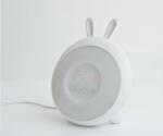 Rabbit & Friends Lampă pentru copii Rabbit & Friends cu ceas deșteptător | Alb (27999)
