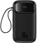 Baseus P10055009113-00 Powerbank QPow 2 20000 mAh 30 W 2xUSB-C - Fekete