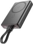 JOYROOM JR-PBM01 MagSafe Powebank USB-A + Type-C / 10000 mAh 20 W - Fekete