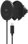 mophie Magsafe Зарядно-Стойка за Кола, Mophie Snap+ Wireless Vent Mount, Черен (401307636)