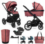  MUUVO KÉSZLET Babakocsi 4v1 Slick 2.0 Pure pink + CYBEX Aton B2 i-Size (12738827)