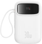 Baseus P10055008213-00 Powerbank QPow 2 10000 mAh 30 W 2xUSB-C - Fehér