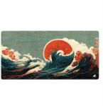 Sharkoon SKILLER SGP40 D2 Gaming Egérpad 1000 x 500mm - Kékeszöld Mintás