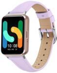  LEATHER bőrszíj Samsung Galaxy Fit3-hoz, lila
