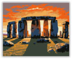  Stonehenge Naplementében - számfestő készlet