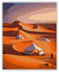 Berber Sátrak a Szahara Homokdűnéin - számfestő készlet