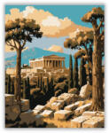  Parthenón az Akropoliszon - számfestő készlet