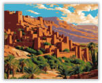  Ait Benhaddou Kasbah - számfestő készlet