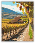  La Rioja Őszi Szőlőskert - számfestő készlet