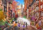 Bluebird Puzzle - Puzzle Zile fierbinți de vară NYC - 500 piese Puzzle