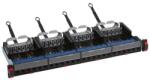 LEGRAND Patch panel - Cat6, UTP, 24 portos, 1U, árnyékolatlan (4x6xRJ45 modulok) gyorscsatlakozók, LCS3 (033760)