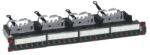 LEGRAND Patch panel - Cat6A, STP, 24 portos, 1U, árnyékolt, (4x6xRJ45 modulok) gyorscsatlakozók, LCS3 (033772)