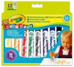 Crayola Mini Kids: 12 db tompa hegyű filctoll (8325) - vackorjatek