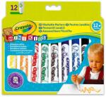 Crayola Mini Kids: 12 db tompa hegyű filctoll (8325) - ejatekok
