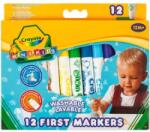Crayola Crayola: Mini Kids tompa hegyű filctoll 12 darabos készlet (8325)