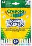 Crayola Crayola: Lemosható, vékonyhegyű filctoll készlet - 24 db-os (58-6571) - ejatekok