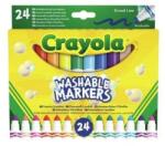 Crayola Crayola: Tompahegyű, lemosható filctoll - 24 db-os (58-6570) - vackorjatek
