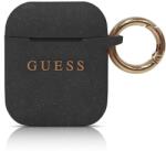 GUESS AirPods 1/2 tok fekete Guess GUACCSILGLBK Silicone