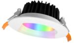 GLEDOPTO GL-D-005P Zigbee Pro (Zigbee 3.0 + RF vevős) okos süllyesztett RGBCCT LED spot lámpa (1050 lumen, IP20), fehér kerettel - okosotthon