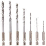 FESTA Csigafúró készlet 1, 5- 6mm hatszögletű bit szárral HSS Festa (87-20316)