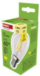 EMOS ZF1D42 60 W / 806 lm / Meleg fehér LED izzó Filament Mini Globe / E14 / 5, 9 W