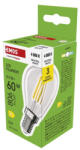EMOS ZF1D43 60 W / 806 lm / Természetes fehér LED izzó Filament Mini Globe / E14 / 5, 9 W