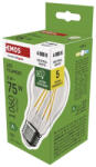 EMOS ZF5158 75 W / 1 060 lm / természetes fehér LED izzó Filament A60 A CLASS/ E27 / 5 W