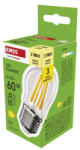 EMOS ZF6D42 60 W / 806 lm / Meleg fehér LED izzó Filament Mini Globe / E27 / 5, 9 W