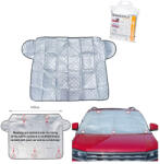 AUTOMAX Napvédő, és fagyvédőés szélvédő takaró, ezüst mágneses (147x120cm) (5288) - olaj