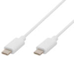 USE Home töltőkábel, USB-C/USB-C, QC, PD, 60 Wmax, 1m, 3A, adatkábel, 480 Mbps (USBCC 60) (USBCC 60)