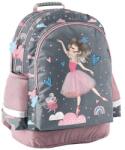 PASO Balerina iskolatáska, hátizsák - 3 rekeszes - Grey (PP23BA-116)