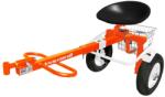 Ruris Accesoriu Tractat pentru Motosapa Ruris Navigator 88 Roti Cauciuc Cos Depozitare Portocaliu (18812019)