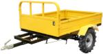 ProGARDEN Remorca Minitractor ProGARDEN Campo RM600CT Sarcina Maxima 600KG 1 Osie Prindere Cupla Roti Profil Agricol 6.00-12 Galben (4681000002)