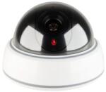 Somogyi Elektronic dóm álkamera, villogó piros LED, be/ki kapcsolható a fényjelzés, gyors és könnyű felszerelés mennyezetre vagy oldalfalra, elemes (HSK150)