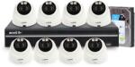 Acvil Sistem supraveghere IP interior Acvil Full Color ACV-FC-M8INT30-4M-A-IP, 8 camere, 4 MP, lumina alba 30 m, 2.8 mm, slot card, microfon + HDD 1 TB (ACV-FC-M8INT30-4M-A-IP)