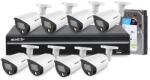Acvil Sistem supraveghere IP exterior Acvil Full Color ACV-FC-M8EXT30-4M-A-IP, 8 camere, 4 MP, lumina alba 30 m, 2.8 mm, slot card, microfon + HDD 1 TB (ACV-FC-M8EXT30-4M-A-IP)
