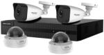 HikVision HiWatch Sistem supraveghere IP mixt basic Hikvision Hiwatch HW-IP-4MXTIR30-4MP, 4 camere, 4 MP, IR 30 m, 2.8 mm, PoE (HW-IP-4MXTIR30-4MP)