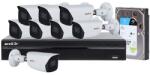 Acvil Sistem supraveghere IP exterior basic Acvil ACV-M8EXT50-4M-A-IP, 8 camere, 4 MP, IR 50 m, 2.8 mm, microfon, slot card, 1 TB HDD (ACV-M8EXT50-4M-A-IP)