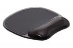 Q-CONNECT gel pad pentru mouse și încheietură, negru Mouse pad