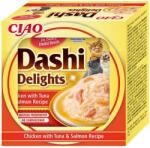 Inaba Cat Dashi Delights Chicken with Tuna & Salmon 70g