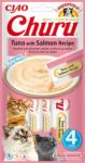 Inaba Cat Churu püré macskáknak (tonhal-lazac) (24 csomag | 24 x [4 x 14 g]) 96darab