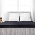 4Home Cearșaf de pat 4Home Mako jersey negru, negru, 90 x 200 cm