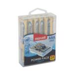 Maxell Mikroceruza elem, 1, 5V, AAA, LR3, power pack, 24 db/csomag (18721P)
